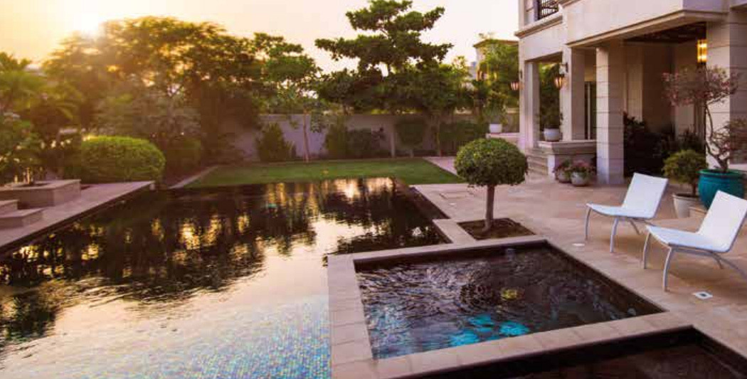 IRIS 鸢尾花系列泳池马赛克运用园地