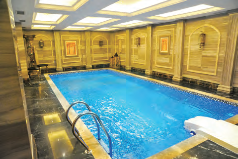 苏州中心喜达屋W旅馆室内泳池项目现场