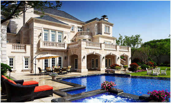 别墅私人游泳池