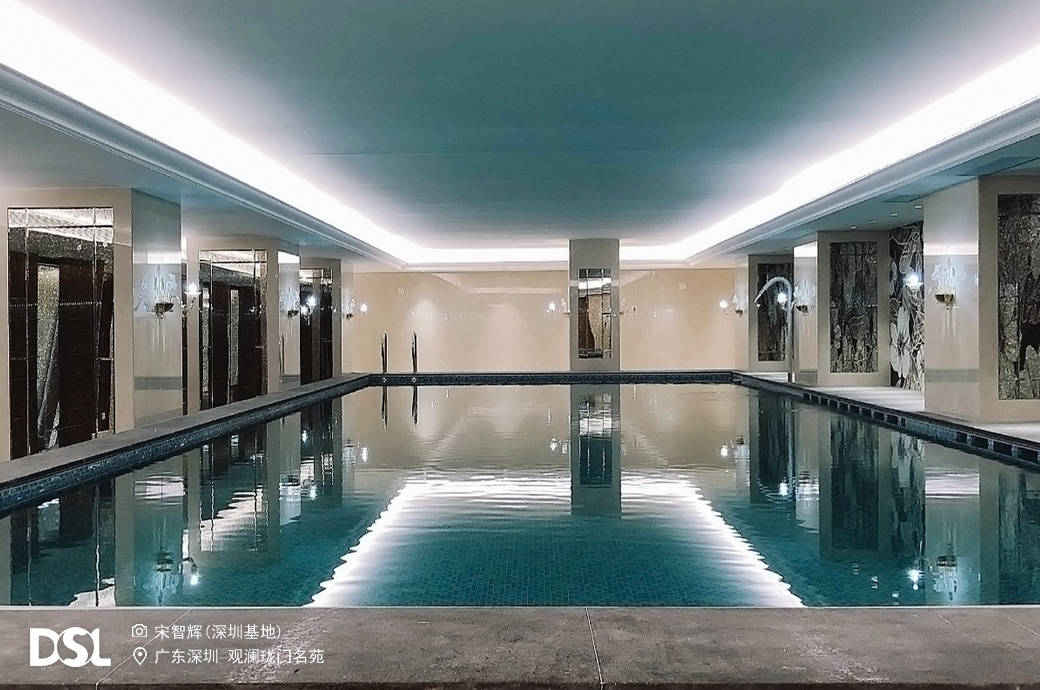 室内泳池，别墅泳池