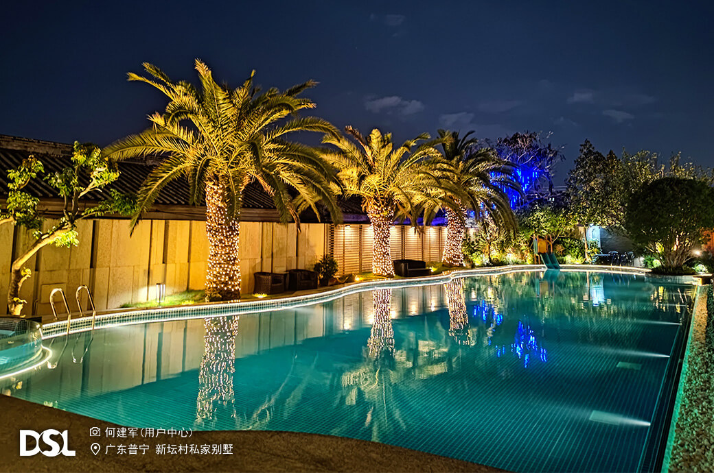 别墅泳池，室外泳池